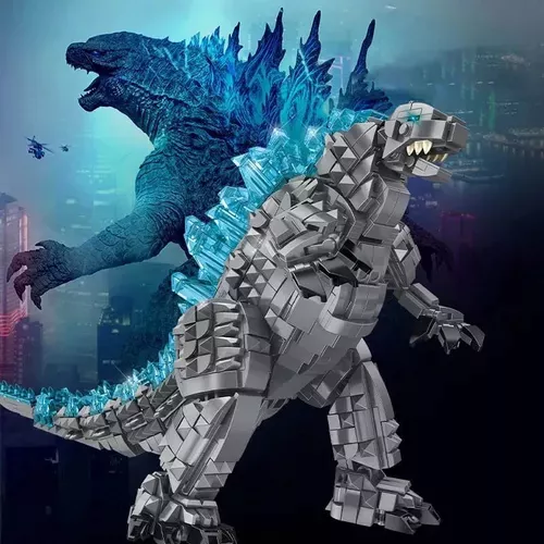 MEGA GODZILA ARMABLE CON LUCES 2106 BLOQUES