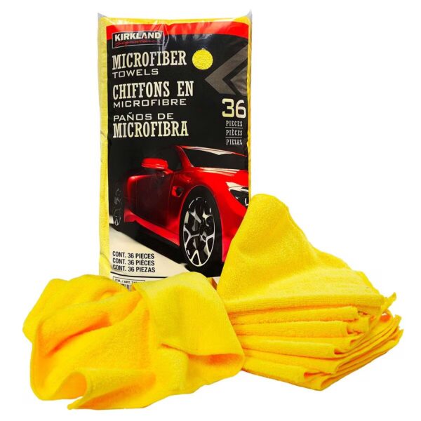 PAQUETE 36 TRAPO MICROFIBRA KIRKLAND