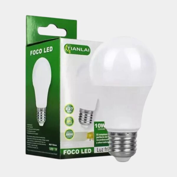 Foco LED Tianlai 10w Luz Blanca Fría 6500k