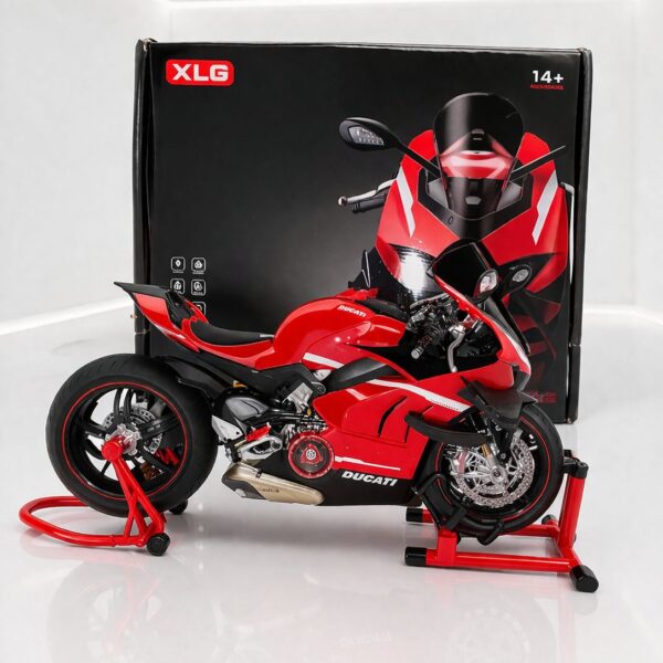 MOTO DUCATI V4 LUZ-SONIDO-HUMO ESCALA 1:7