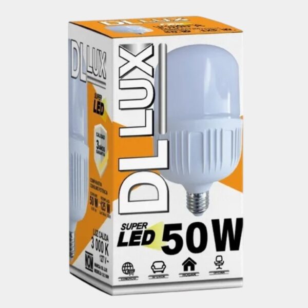 Foco LED 50w Luz Cálida Dl Lux