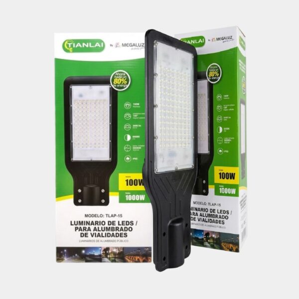 Lampara Led 100w Tianlai Alumbrado Suburbana IP63 Luz Fría
