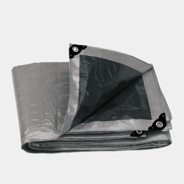 Lona Gris Uso Rudo Reforzada Exterior Impermeable