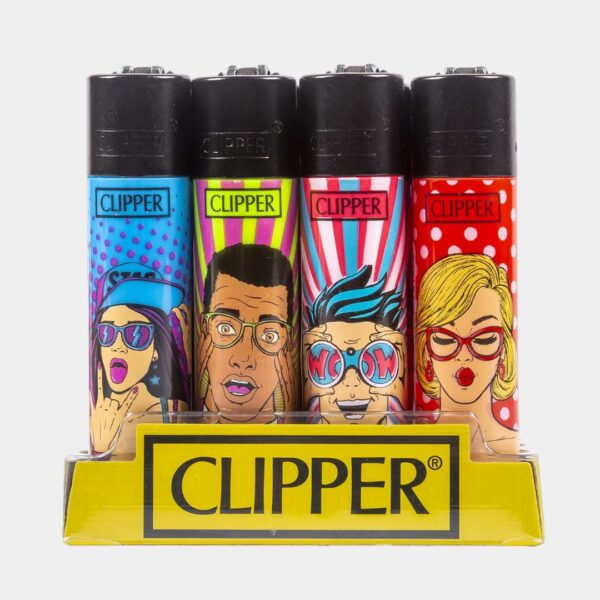 Paquete 24 Encendedor Clipper Flama Rellenable