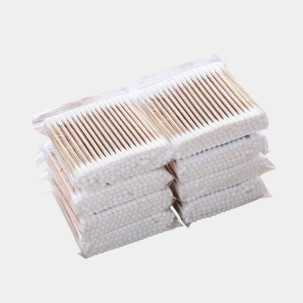 Paquete 2,000 Hisopo Cotonete Algodón Bambú Madera Biodegradable