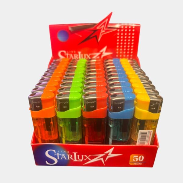 Encendedor Starlux Eléctrico Botón Bolsillo Rellenable